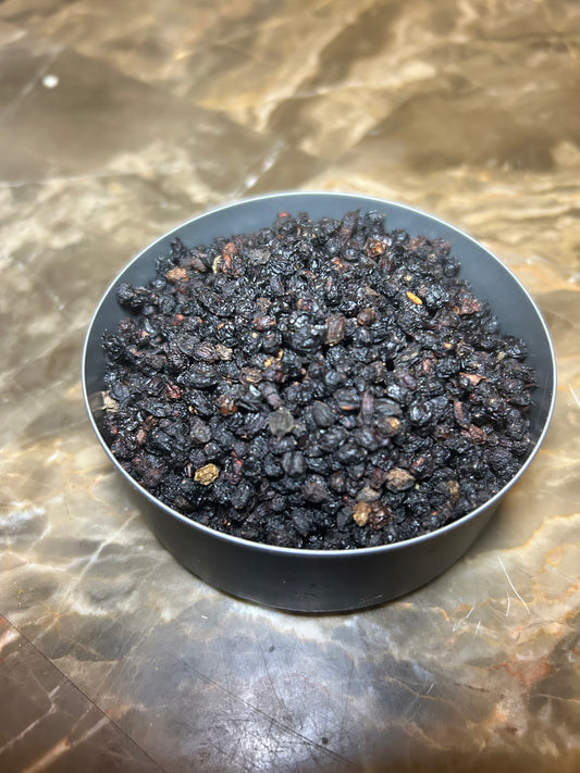 Dried Elderberry (Sambucus nigra)